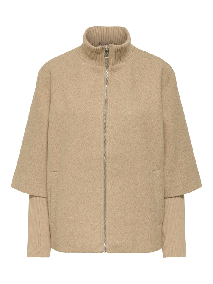 Jdymemory Life Rib Short Jacket Otw Hab - Zand