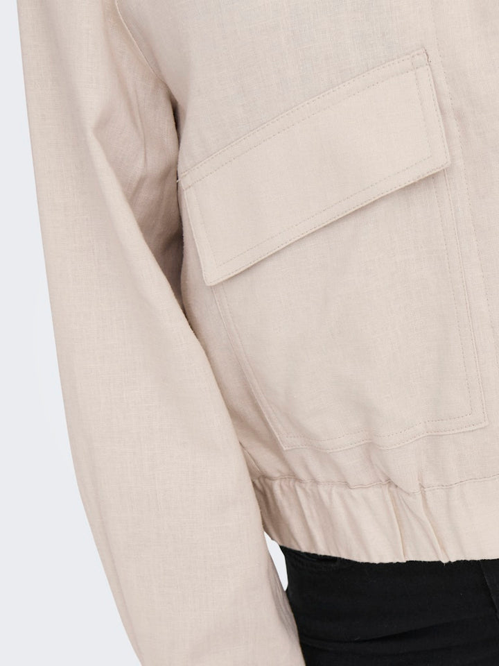 Jdykari Linen Mix Short Jacket - Zand