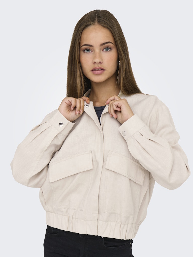 Jdykari Linen Mix Short Jacket - Zand