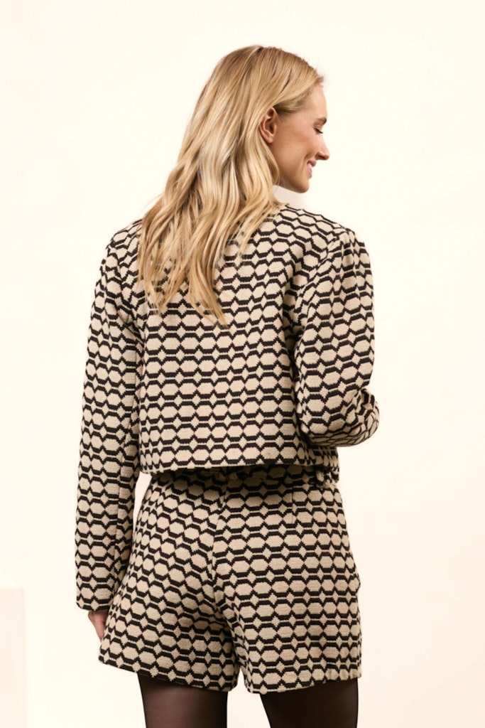 Jacket Cleo - Ecru Dessin