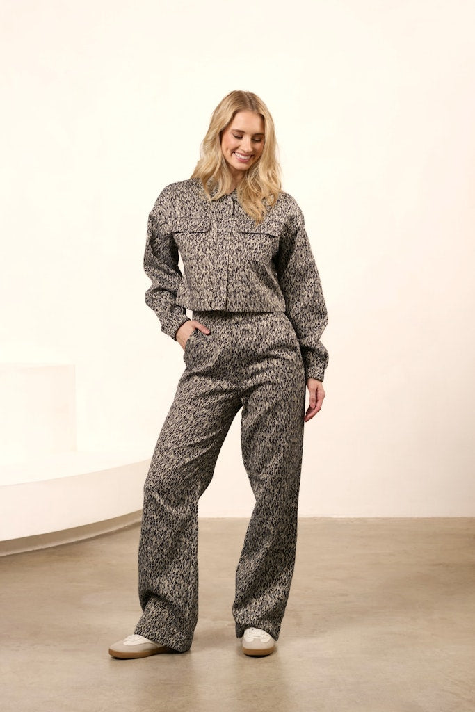 Jacket Eleanor - Blauw Dessin