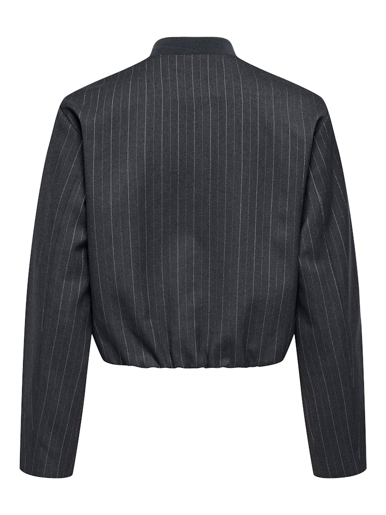 Onlaggie Life L/s Pinstripe Bomber Tlr - Grijs Dessin
