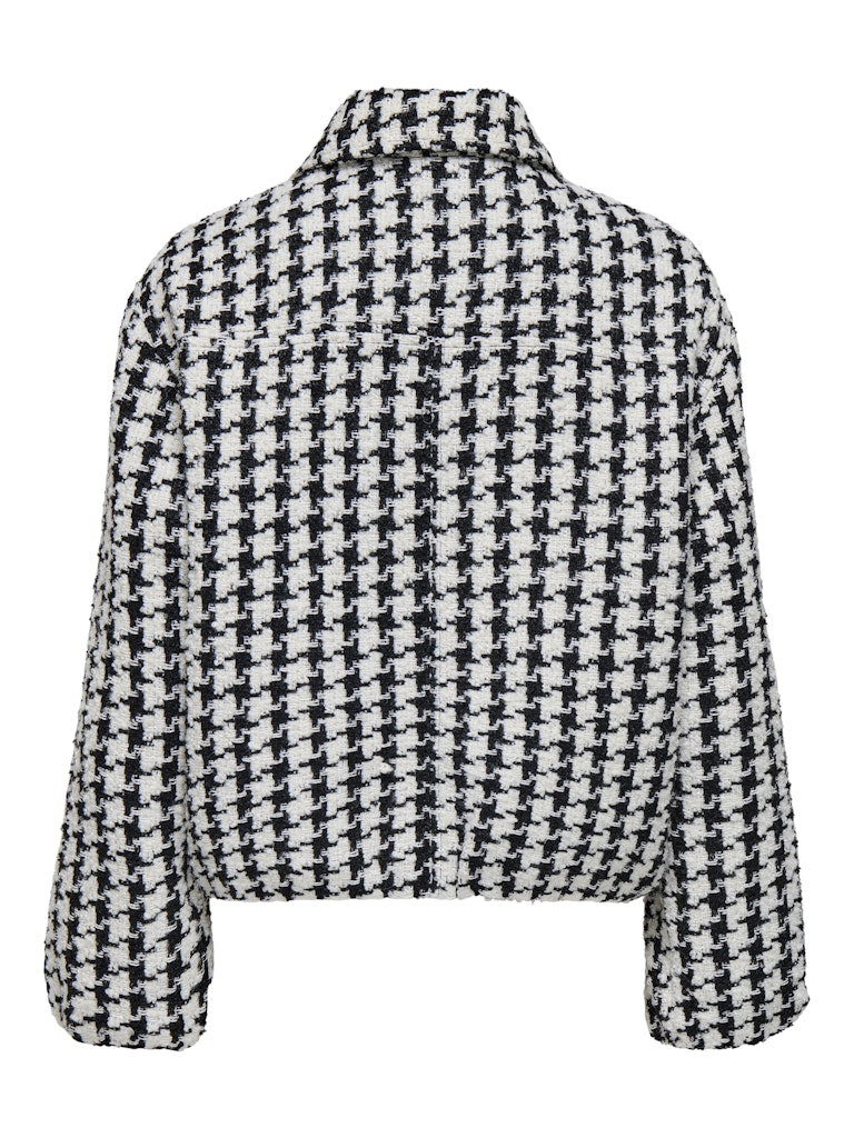 Onlflorance Boucle Zip Jacket Otw - Zwart Dessin