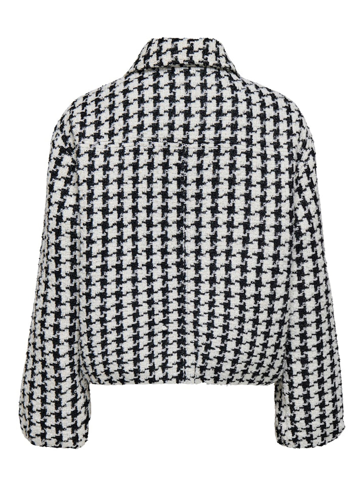 Onlflorance Boucle Zip Jacket Otw - Zwart Dessin