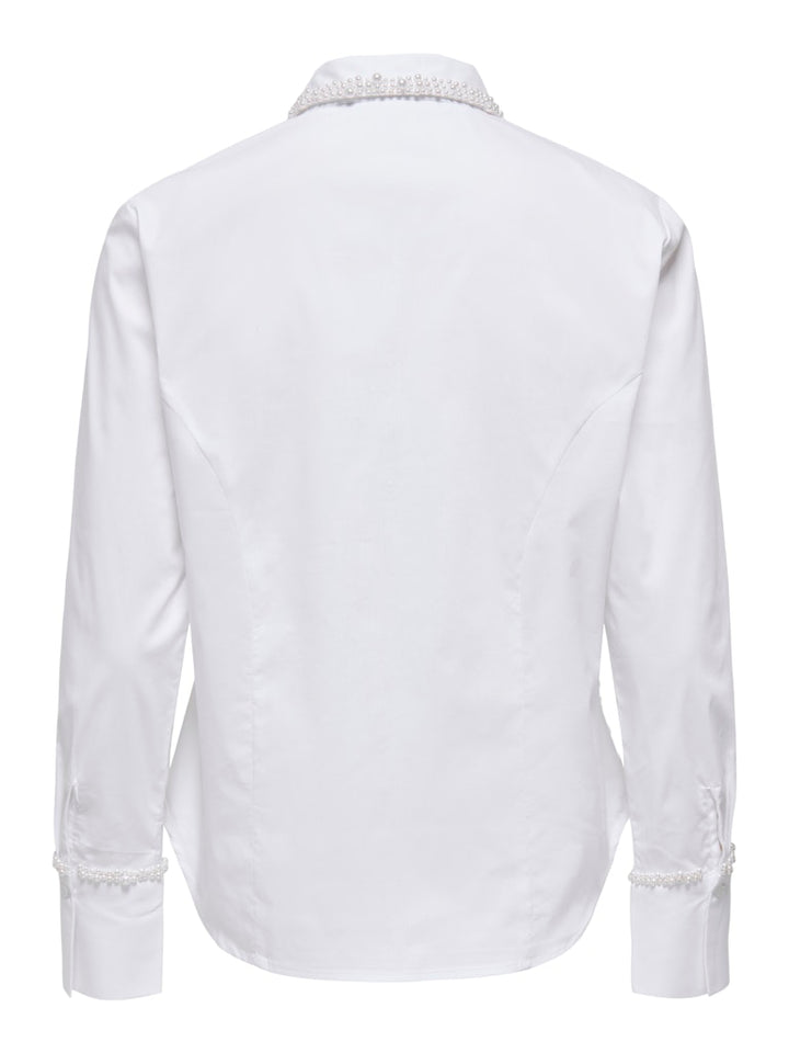 Onlbecs Pearl Fitted Shirt Wvn - Wit