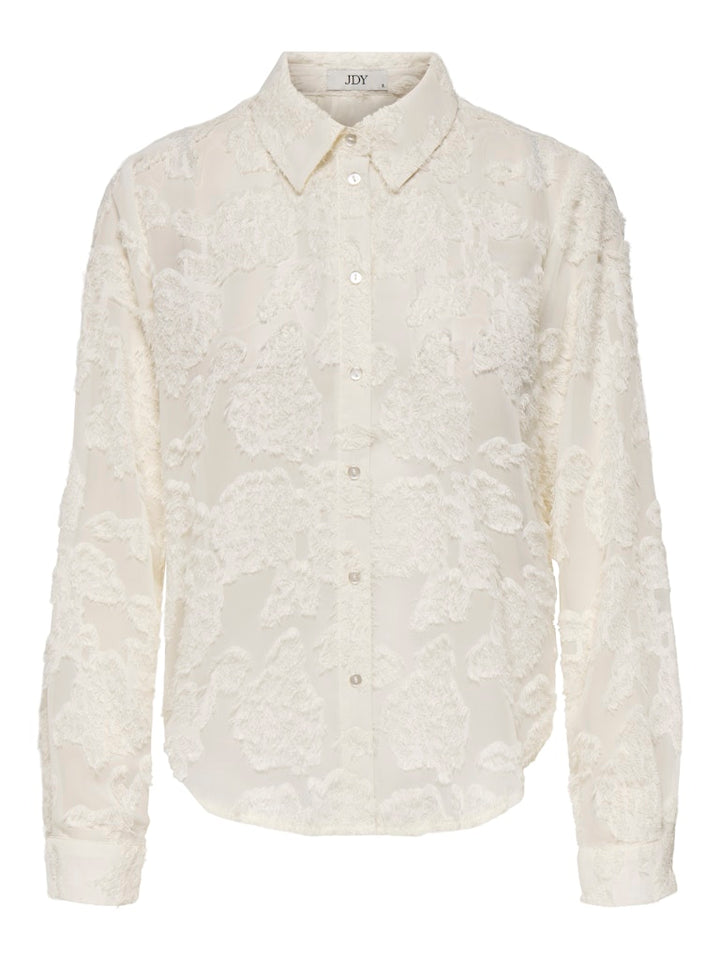 Jdymaia L/s Shirt Wvn - Ecru