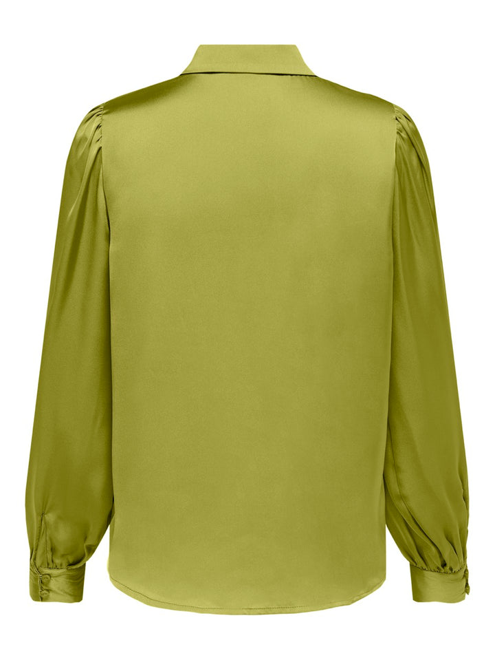 Onlzora Ls Puff Shirt Noos  Wvn - Lime