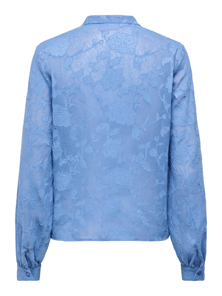 Jdygrace L/s V-neck Shirt Wvn - Lichtblauw