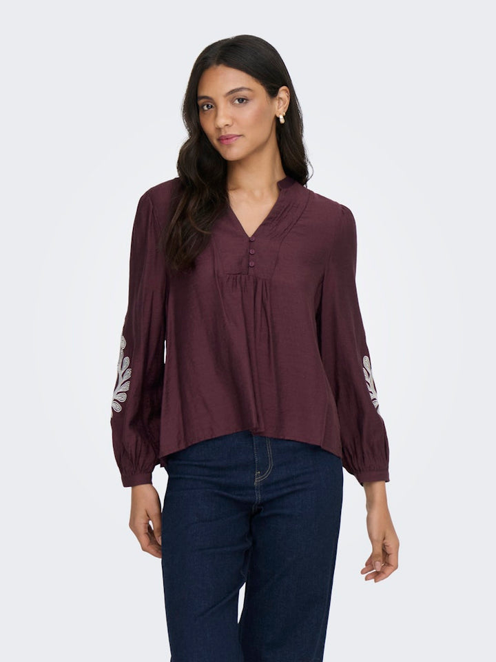 Onlkana 7/8 Top - Bordeaux