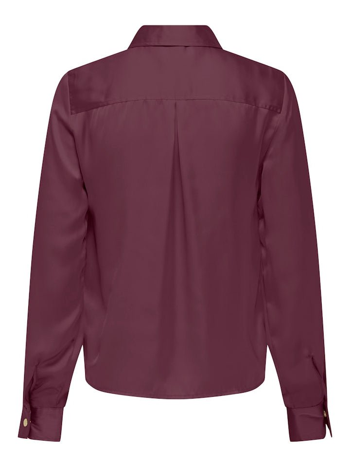 Onlzora Ls Satin Shirt Wvn - Mauve