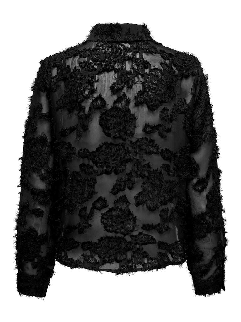 Jdymaia L/s Shirt Wvn - Zwart