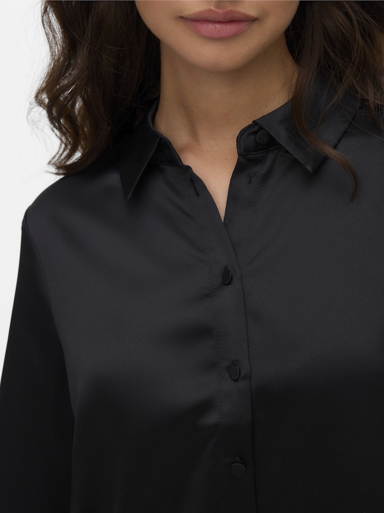 Vmmerle Ls Shirt Wvn Ga Noos - Zwart