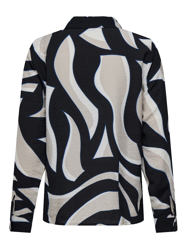 Jdycelina L/s Shirt Wvn - Zwart Dessin