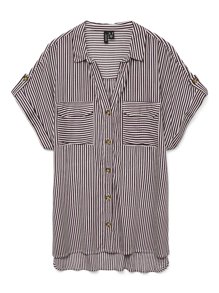 Vmbumpy S/s Shirt Wvn Ga Noos - Wit Dessin