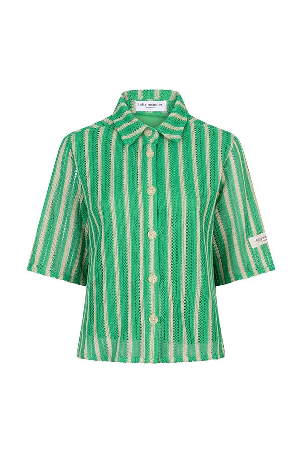 Blouse Sanaa - Groen Dessin