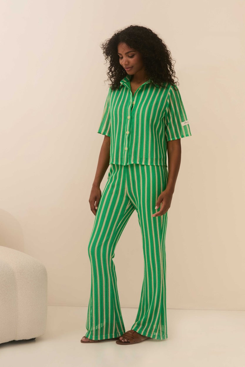 Blouse Sanaa - Groen Dessin