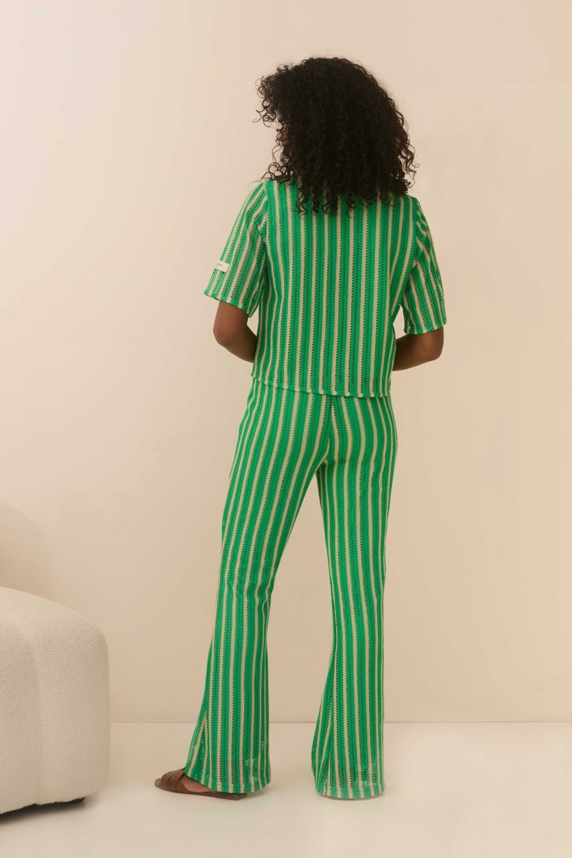 Blouse Sanaa - Groen Dessin