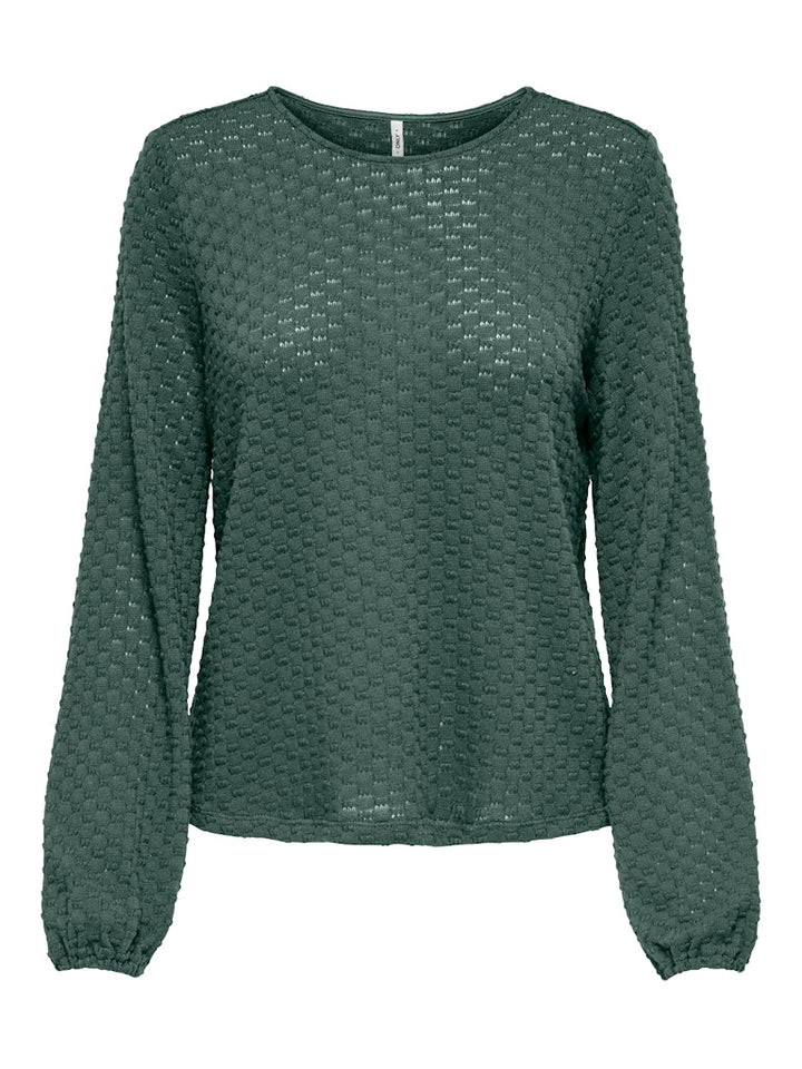 Onlbelle Life L/s Top Jrs - Olijf