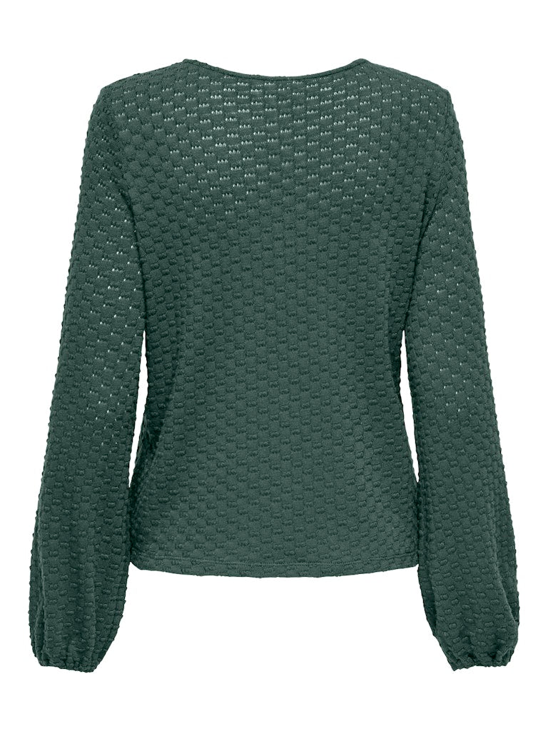 Onlbelle Life L/s Top Jrs - Olijf