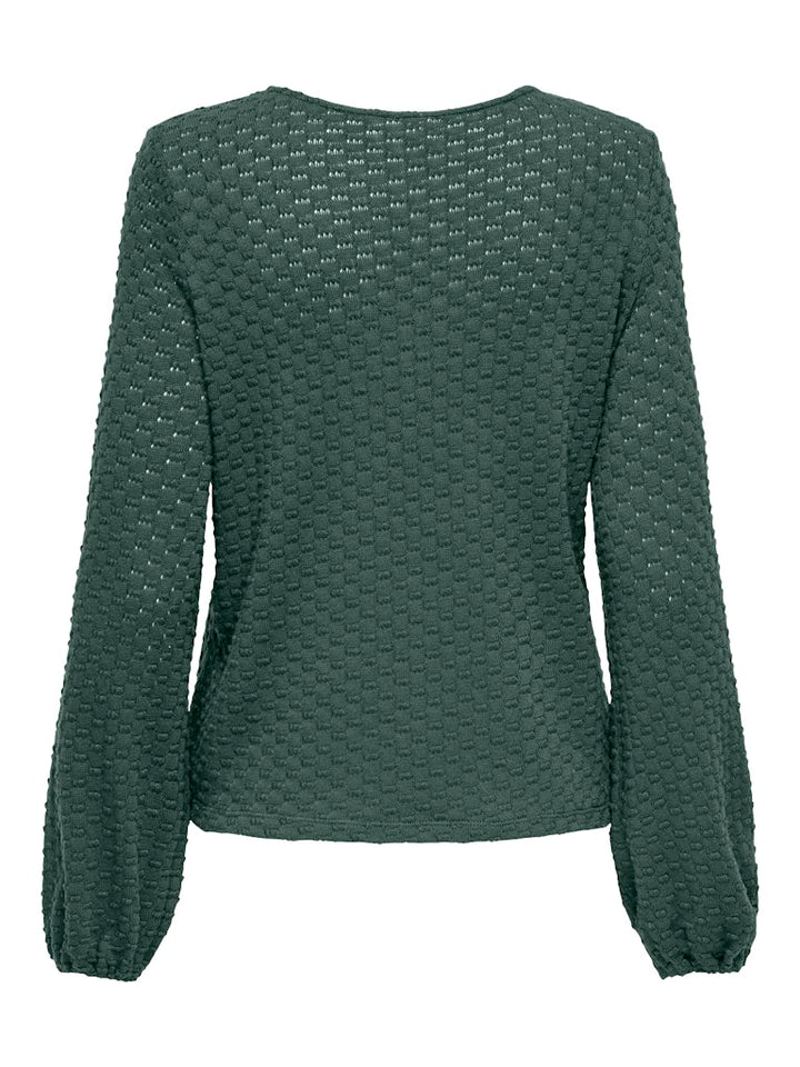 Onlbelle Life L/s Top Jrs - Olijf