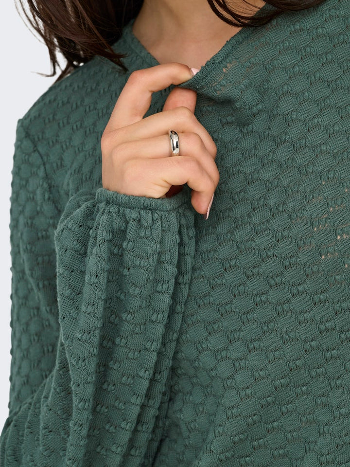 Onlbelle Life L/s Top Jrs - Olijf