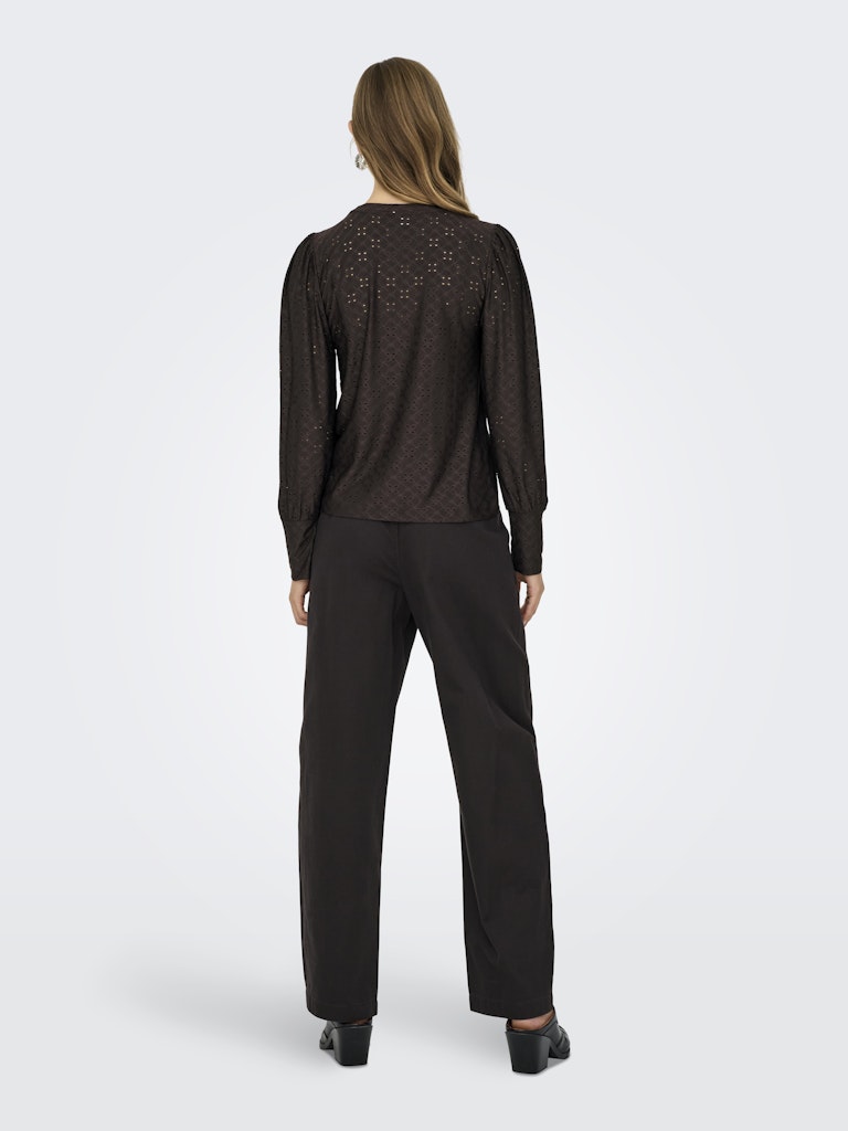 Jdycathinka L/s Bellsleeve Top Jrs Noos - Bruin