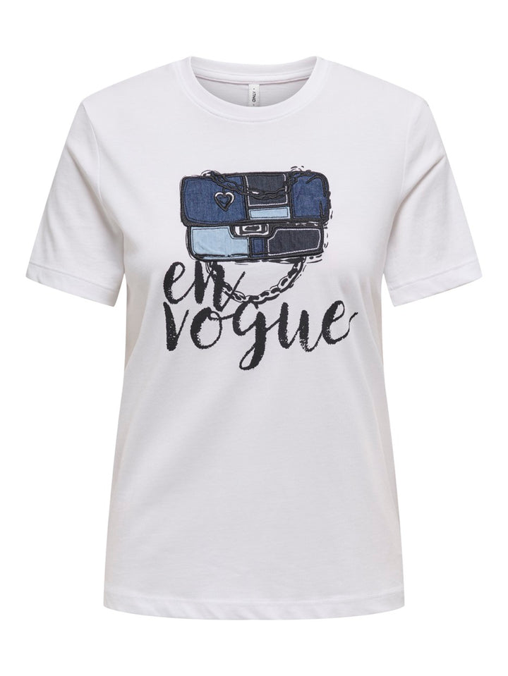 Onlemma Life Reg S/s Lady Top Jrs N - Wit