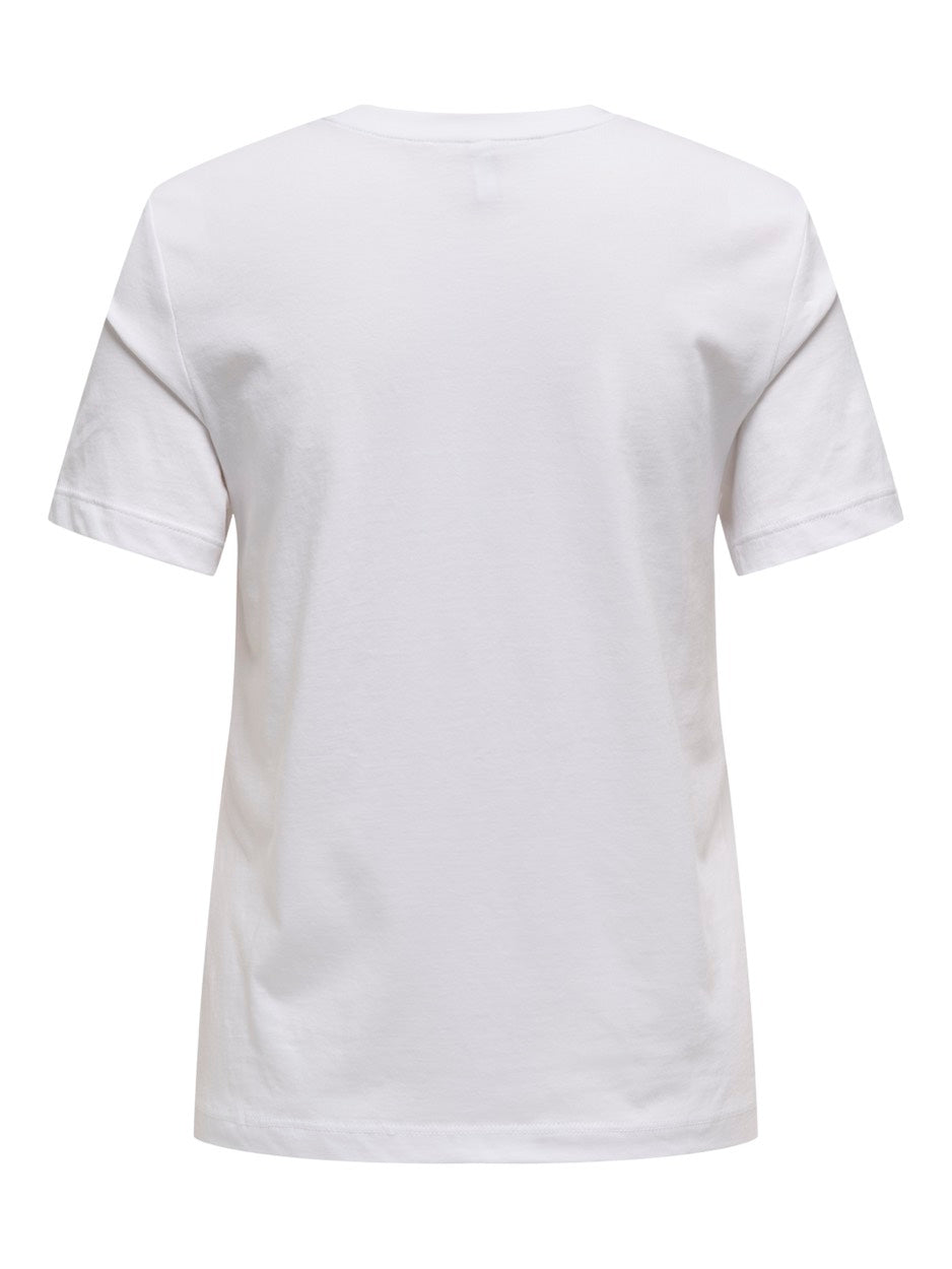 Onlemma Life Reg S/s Lady Top Jrs N - Wit