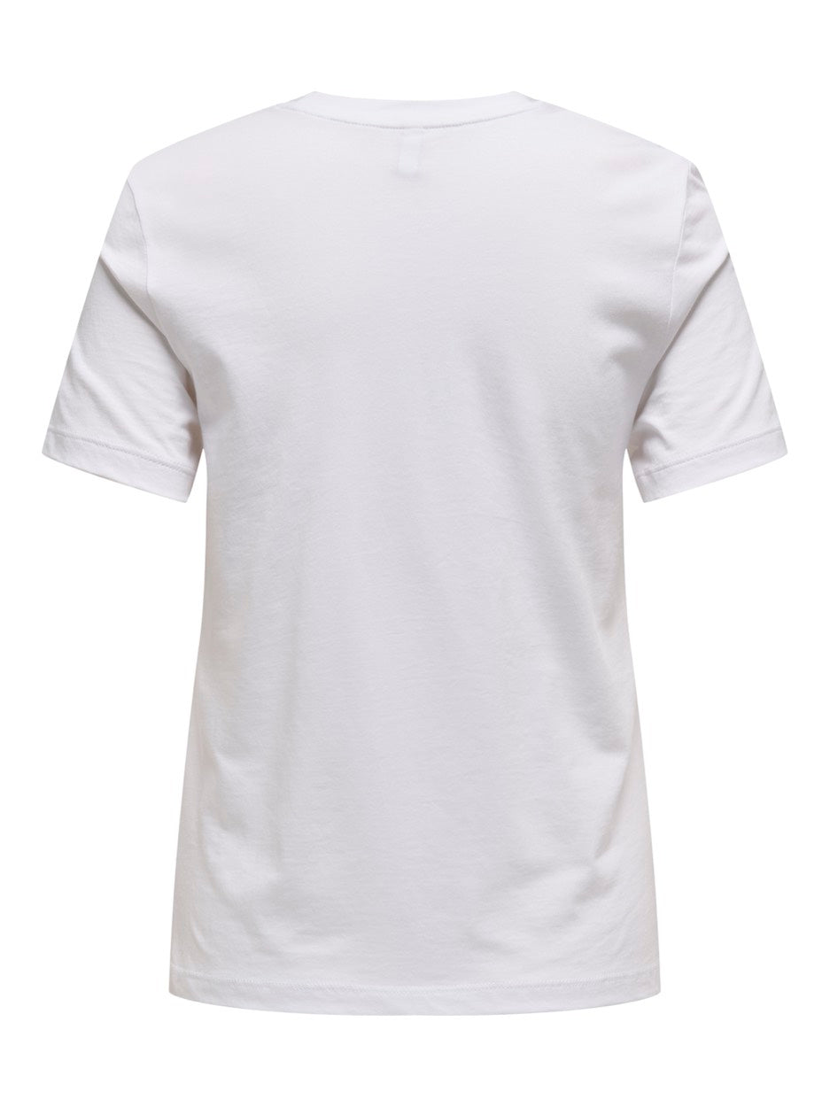 Onlemma Life Reg S/s Lady Top Jrs N - Wit