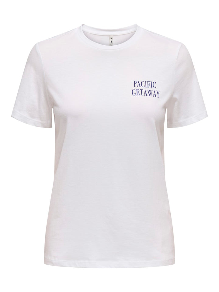 Onllucia Life Reg S/s Top Jrs - Wit