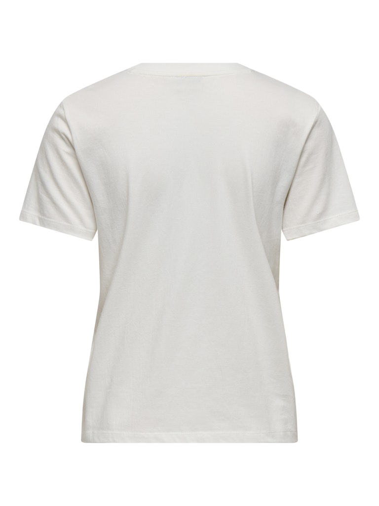 Jdyselma Ss Open Emb Top - Off-white