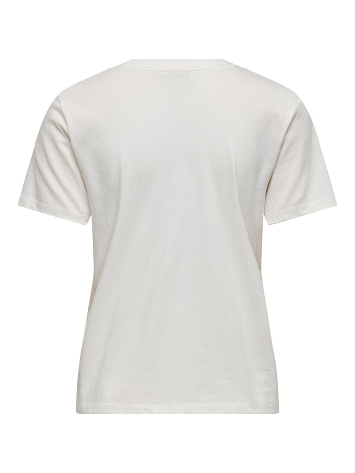 Jdyselma Ss Open Emb Top - Off-white