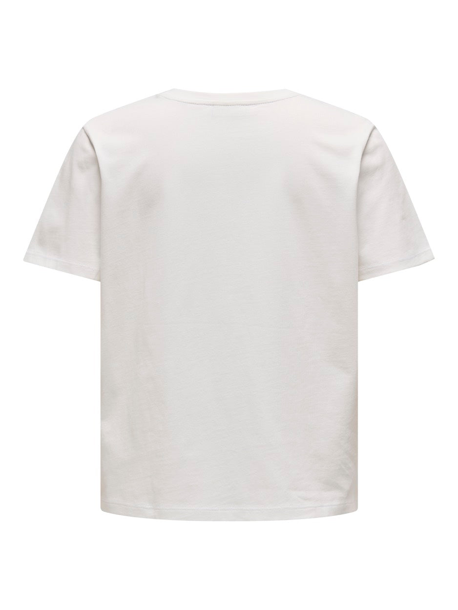 Jdycif Ss Broderie Anglaise Top - Off-white