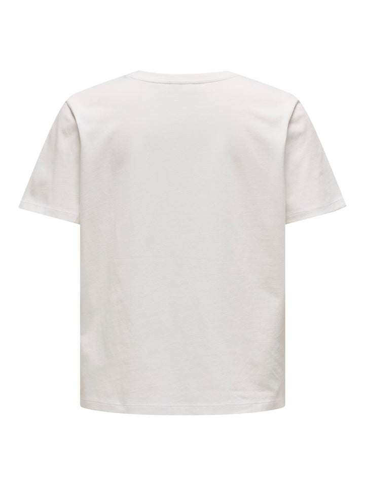 Jdycif Ss Broderie Anglaise Top - Off-white