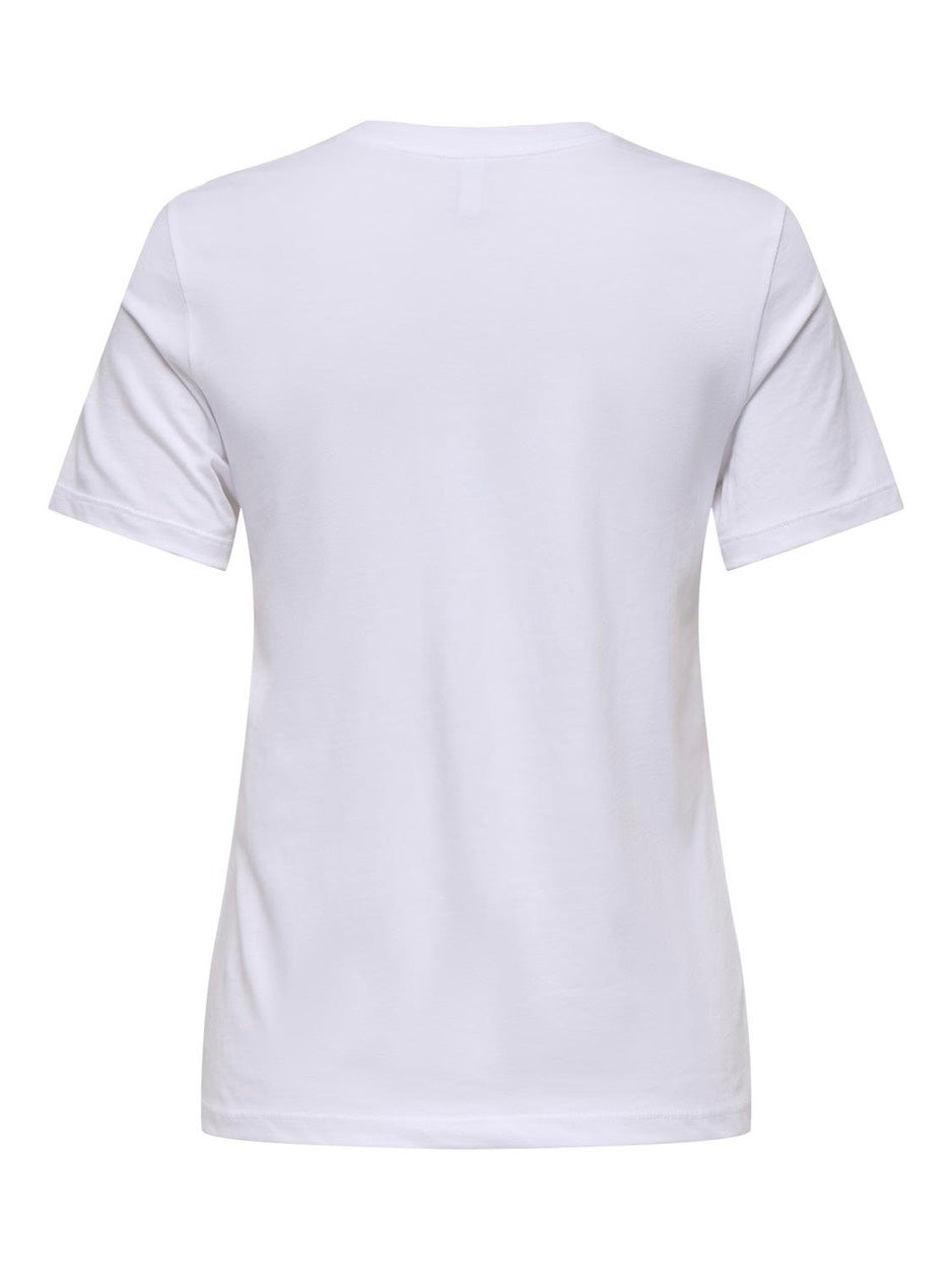 Onlabby Life Reg S/s Aop Top Box Jr - Off-white