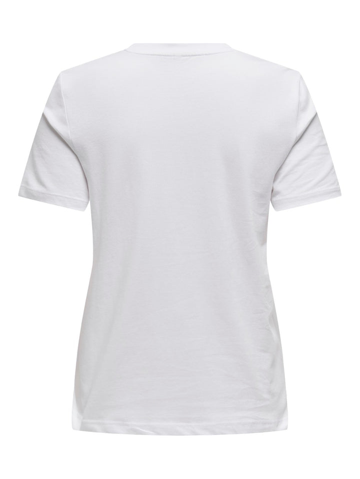 Onlhenny Life Reg S/s Top Box Jrs - Off-white