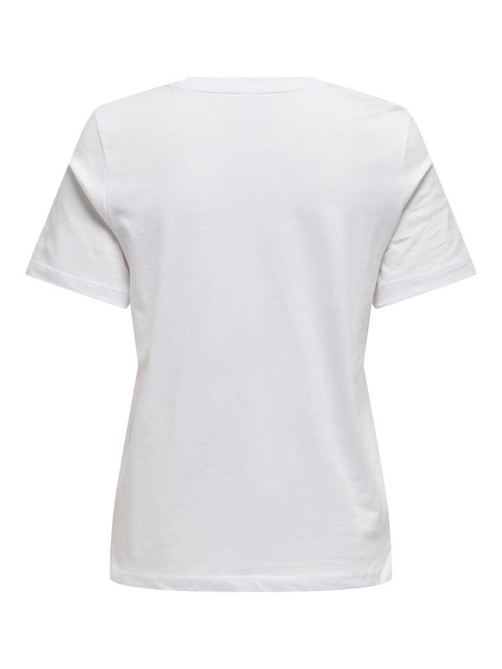 Onlhenny Life Reg S/s Top Box Jrs - Off-white