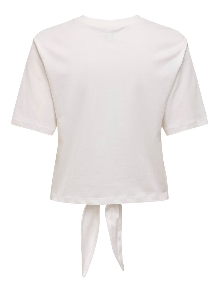 Onlbine Life S/s Ladies Top Box Jrs - Off-white