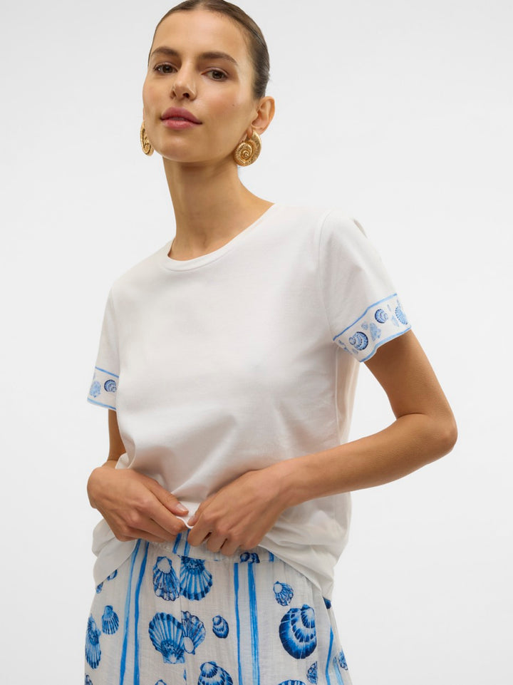 Vmsandra Francis Ss Top Box Jrs - Off-white