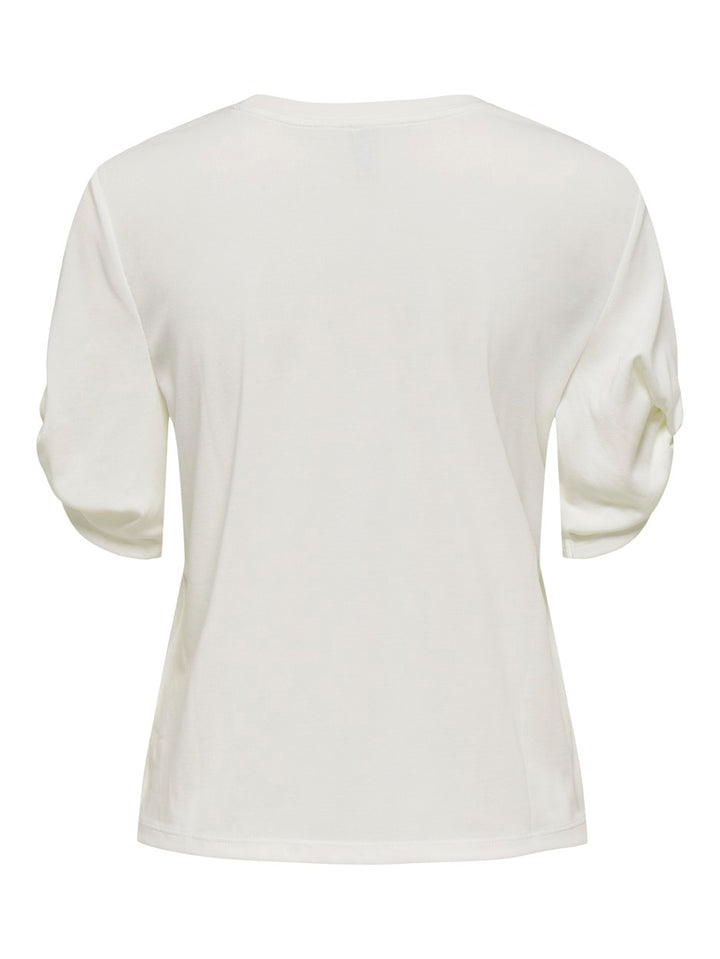 Onlfree Life S/s Create Top Box Jrs - Off-white