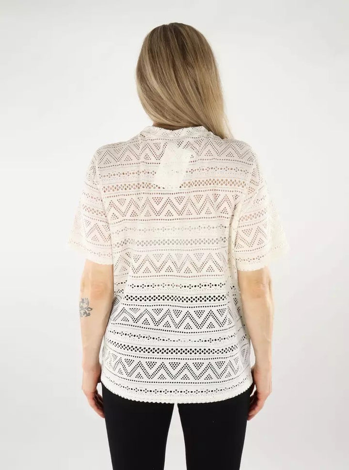 Onlaniri S/s O-neck Top Jrs - Off-white