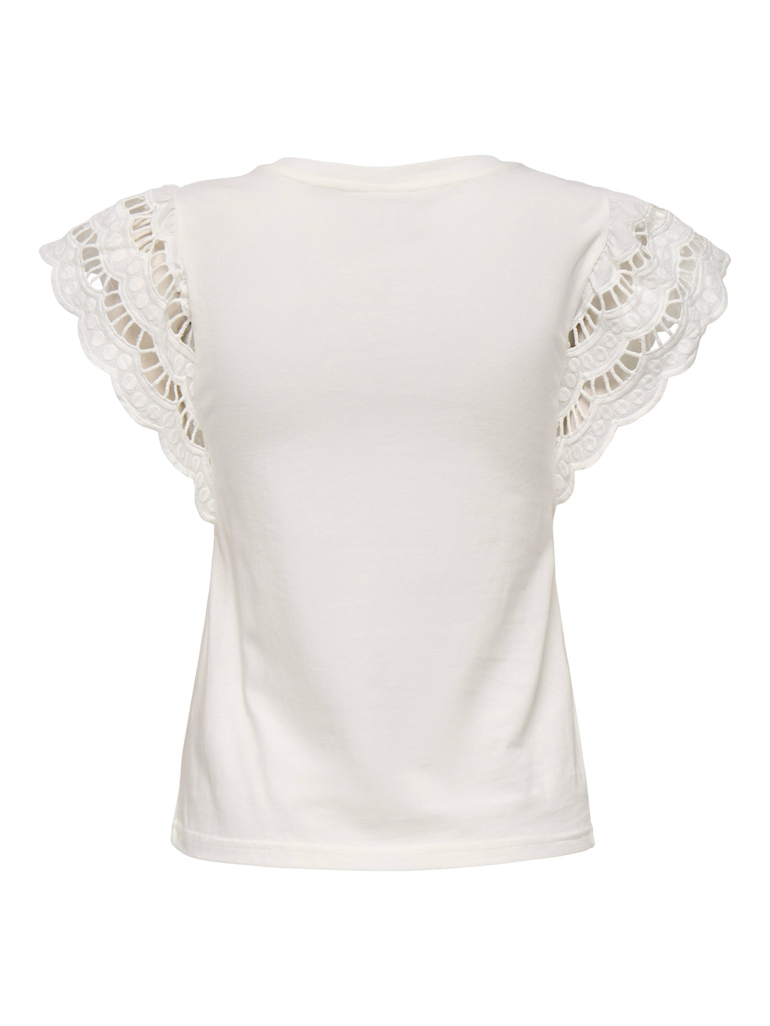 Onlmacy S/s O-neck Mix Top Box Jrs - Off-white