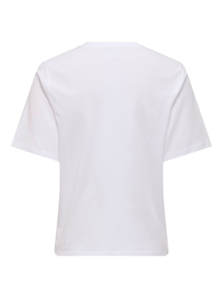 Onlrita S/s Flower Top Box Jrs - Off-white