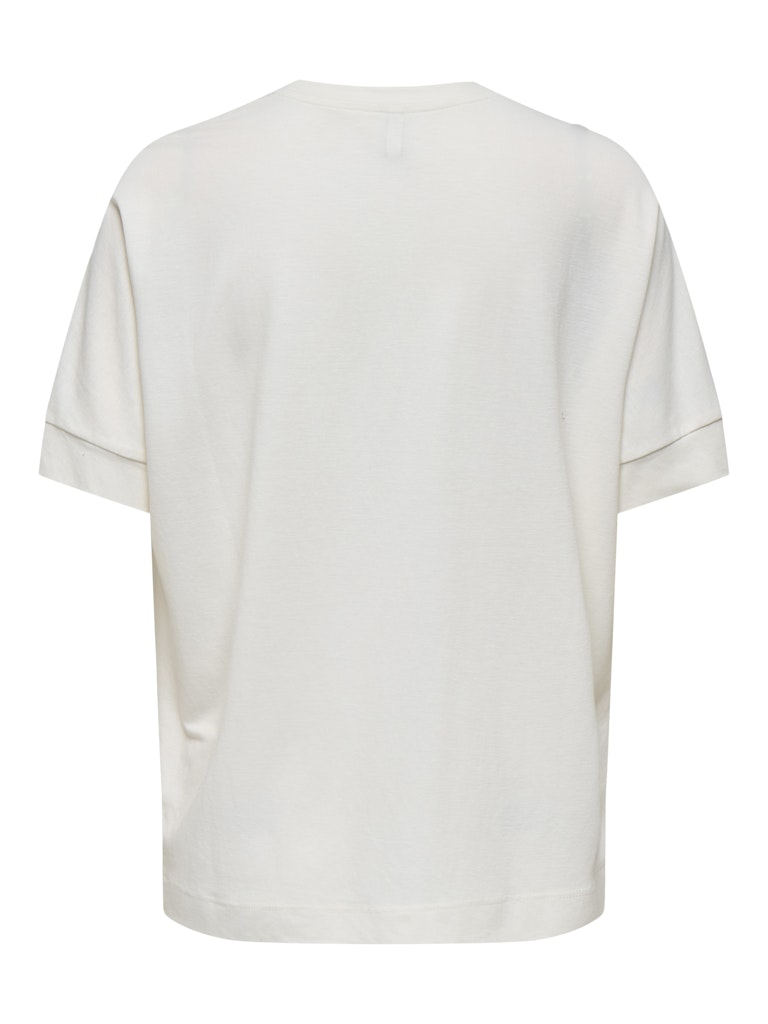 Onljany S/s O-neck Print Top Box Jrs - Off-white
