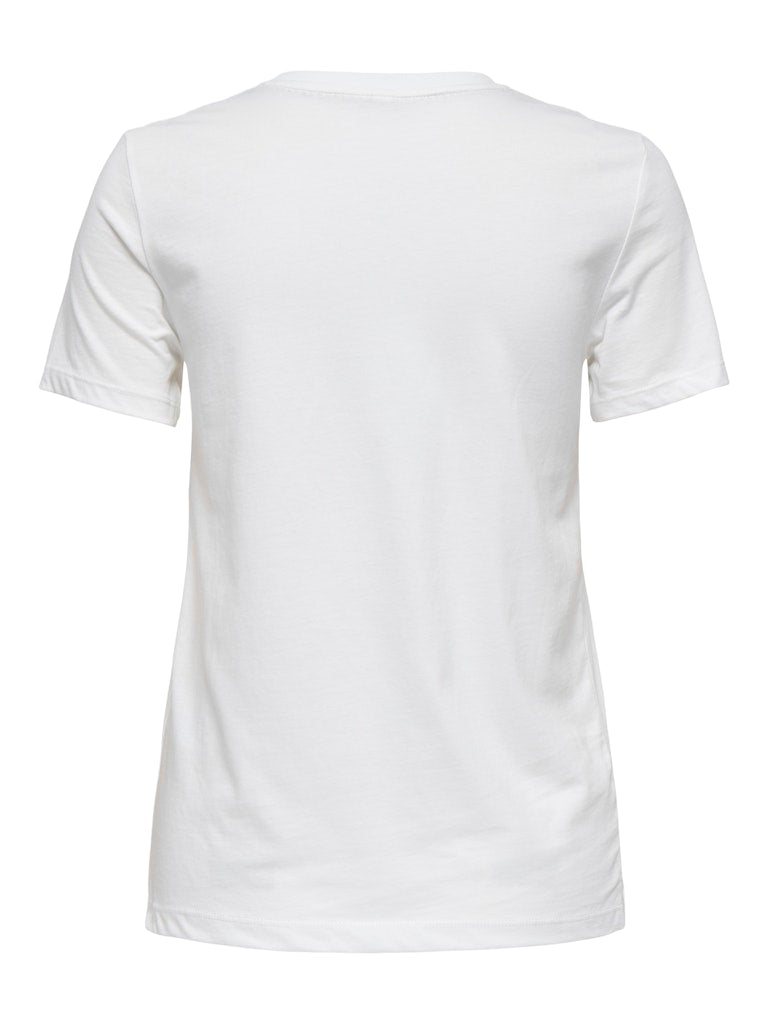 Onlkita Life Reg S/s Texana Top Cs Jrs - Off-white