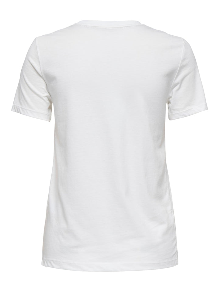 Onlkita Life Reg S/s Texana Top Cs Jrs - Off-white