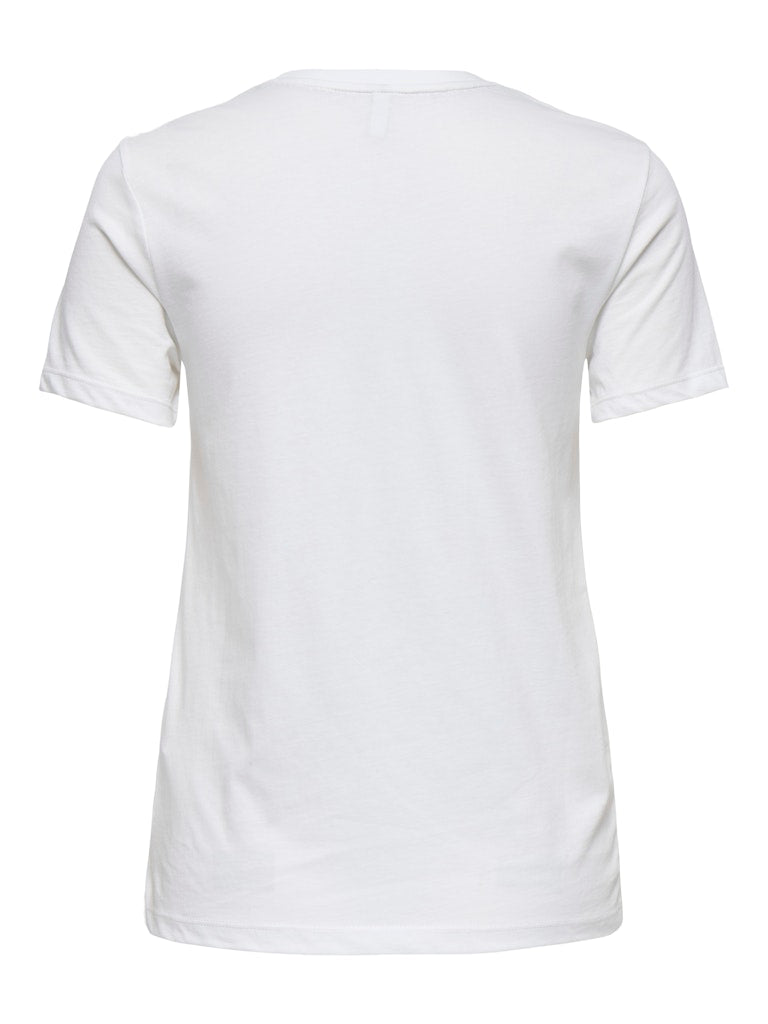 Onlkita Life Reg S/s Texana Top Cs Jrs - Off-white