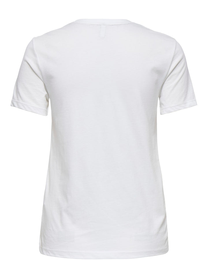 Onlkita Life Reg S/s Texana Top Cs Jrs - Off-white