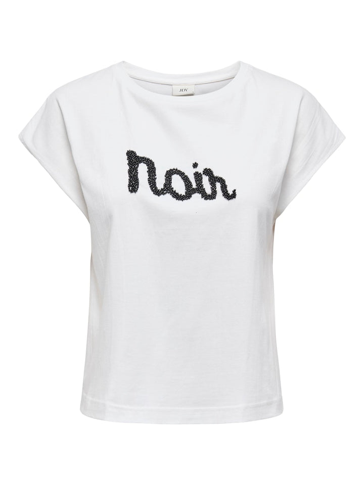 Jdydear S/s Pearl T-shirt Jrs - Off-white