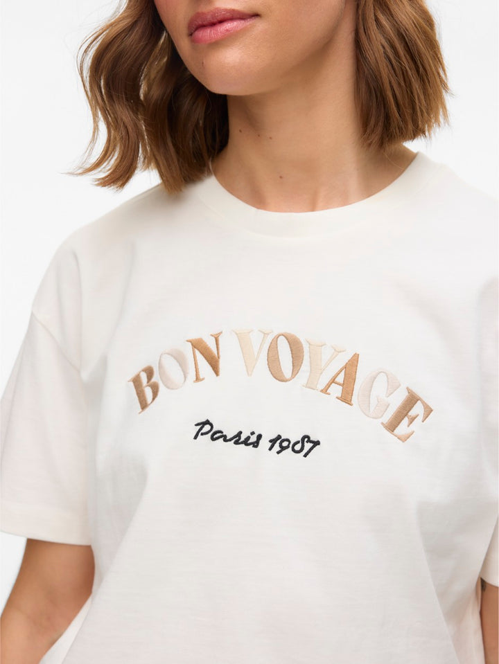 Vmsara Mia Ss Top Box Jrs Spe Ga - Off-white